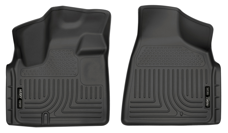 Chrysler Town & Country Floor Liners - Front - Husky Liners - WeatherBeater - Black - `08-`12